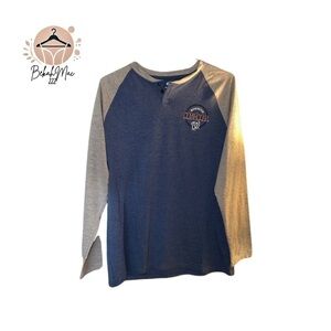 Washington Nationals Raglan Concepts Sport Tee Large - Classic Fan Apparel